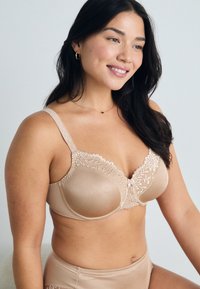 Triumph - LADYFORM SOFT - Prancūziškoji liemenėlė - beige Miniatiūros vaizdas 1