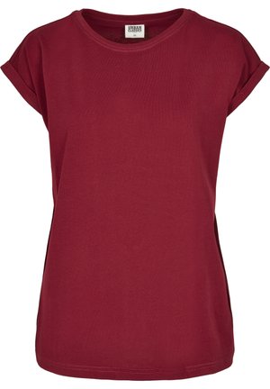 Urban Classics EXTENDED SHOULDER TEE - T-shirt - bas - Bordeaux