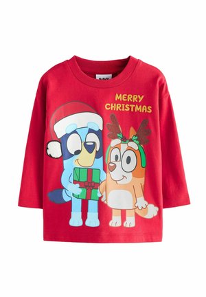BLUEY CHRISTMAS  - REGULAR FIT - Pikkade varrukatega topp - red