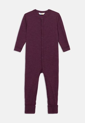 NIGHTSUIT WITH FOOT UNISEX - Pidžame - plum