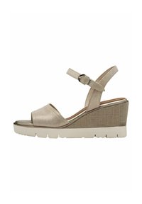 Platform sandals - champagne