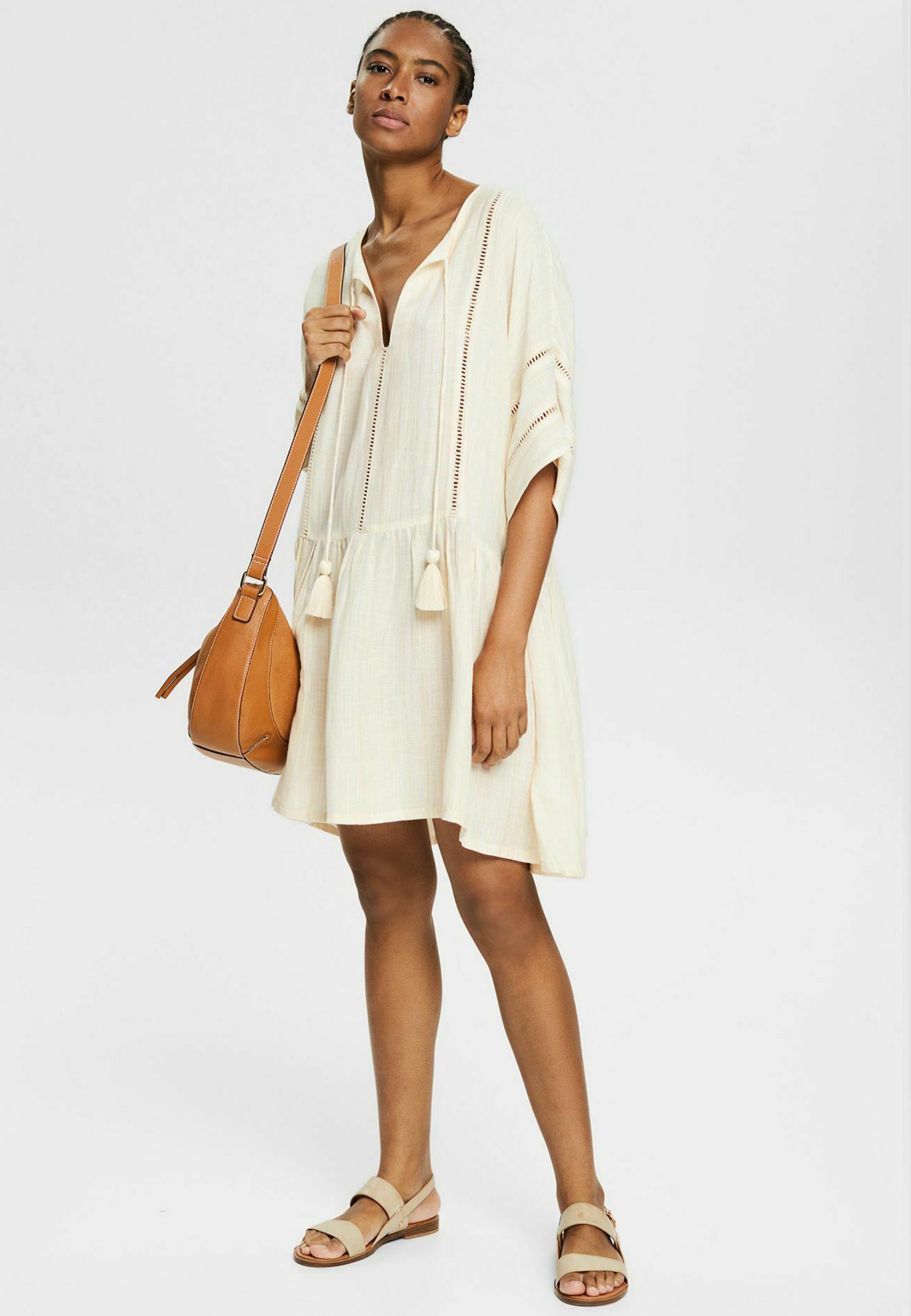 Esprit KAFTAN - Jurk - off white/crème - Zalando.nl