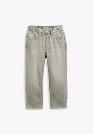 Heledad hallid denim püksid elastse vöökoha, viie tasku ja sirge jala disainiga. Omavad kerget kulumist ja peent pleekimist.