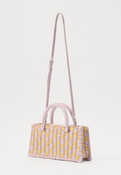 Tory Burch ELLA CHECKERED - Käekott - pale purple