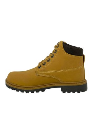 Schnürstiefelette - yellow