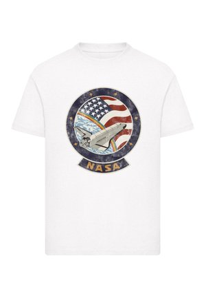 NASA - FADED  - T-Shirt print - white