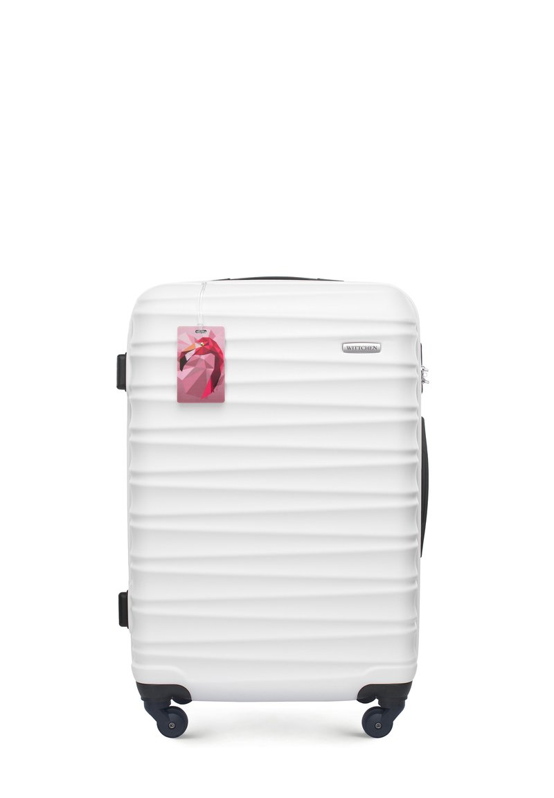 WITTCHEN MEDIUM SUITCASE WITH LUGGAGE TAG FROM ABS - Kufr - white