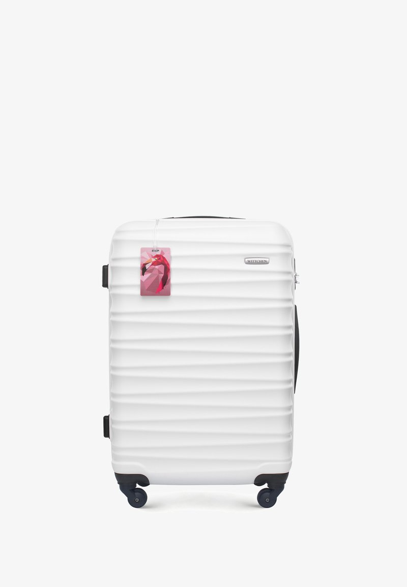 WITTCHEN MEDIUM SUITCASE WITH LUGGAGE TAG FROM ABS - Kufr - white