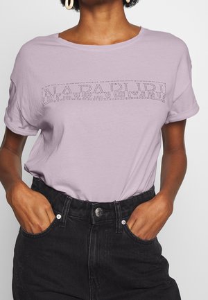 Napapijri Triko s potiskem - light pink