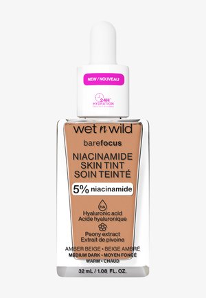 BARE FOCUS NIACINAMIDE SKIN TINT - Getönte Tagespflege - amber beige