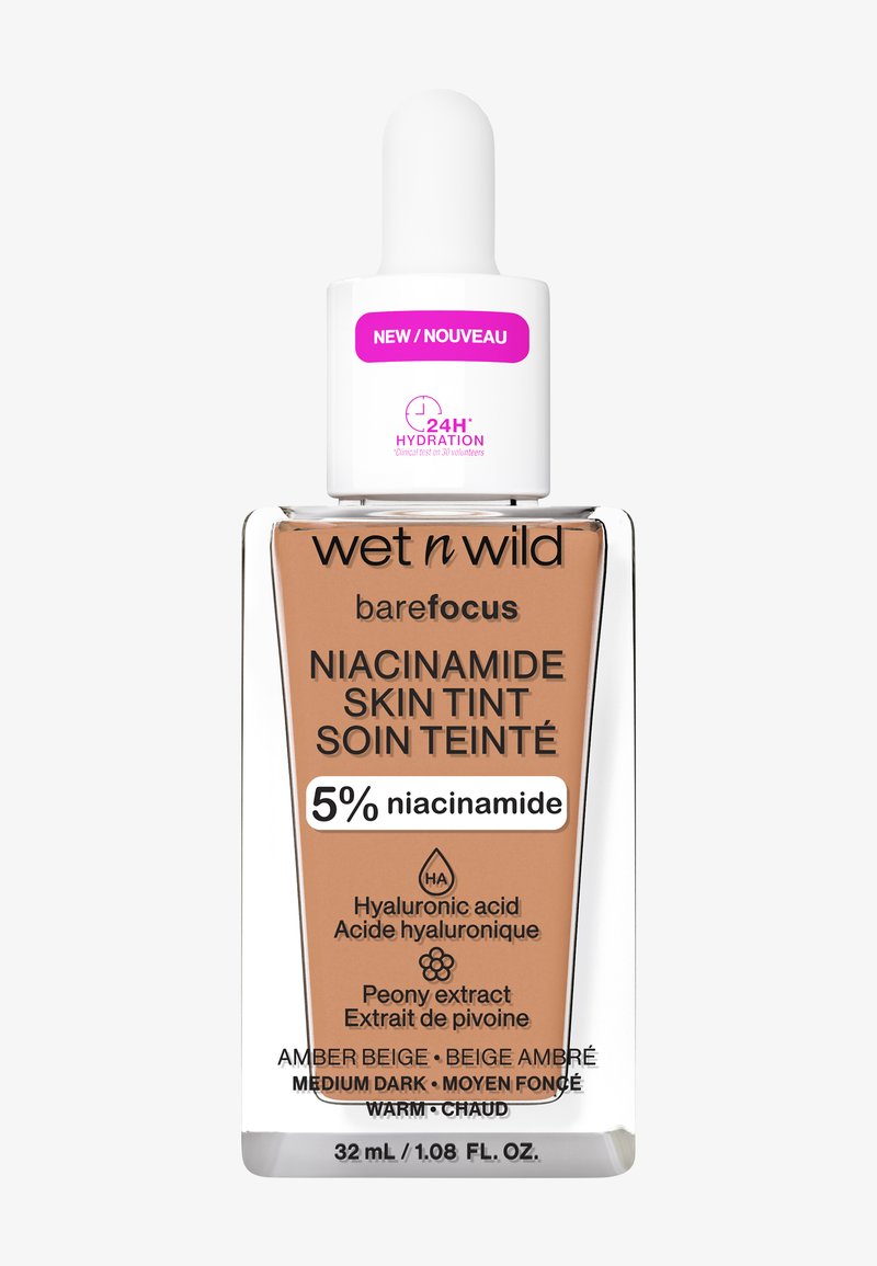 WET N WILD - BARE FOCUS NIACINAMIDE SKIN TINT - Idratanti colorati - amber beige, Ingrandire