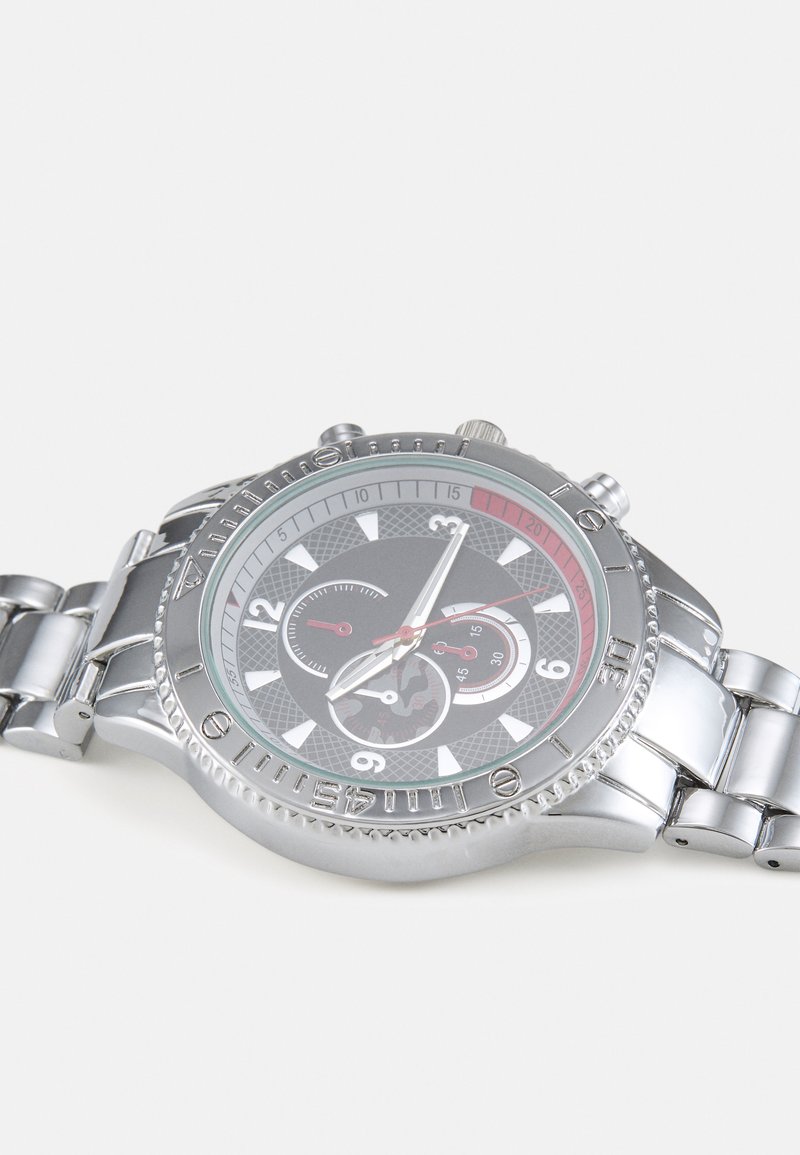 Damen Taschen | Pier One UNISEX Chronograph silver-coloured/silberfarben - OP10472 Damen Taschen | Pier One UNISEX Chronograph silver-coloured/silberfarben - OP10472