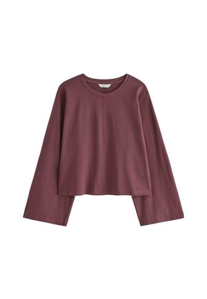 Lindex, LINDEX JERSEY TOP WITH WIDE SLEEVES LINDEX - Langærmet T-shirt - dark dusty red