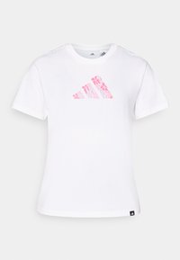 T-shirt med print - white