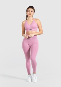Smilodox AMAZE COMPRESSIVE LEGGINGS SPORT - Trikoot - dunkelpink melange