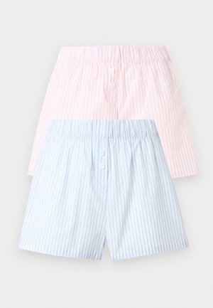 2 PACK - Pantaloni de pijama - light pink/light blue