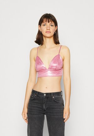 Gina Tricot BRALETTE - Μπλούζα - pink