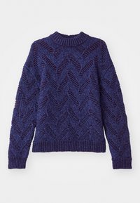 FLAT CREWNECK - Jersey de punto - navy