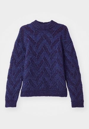 Henrik Vibskov FLAT CREWNECK - Pullover - navy