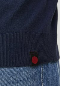 R.D.D. ROYAL DENIM DIVISION EINFARBIG - Bluză polo - navy blazer