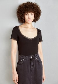 Anna Field by Zalando - Tricou basic - black Imagine miniatură 1