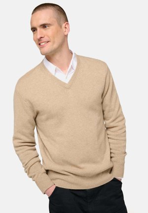 Strickpullover - natural stone