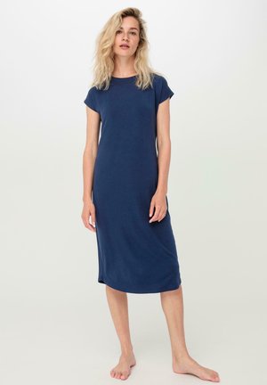 hessnatur Camicia da notte - dunkelblau
