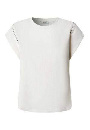 Pepe Jeans, PEPE JEANS BASIC T-SHIRT BRITANY - T-Shirt print - mousse white