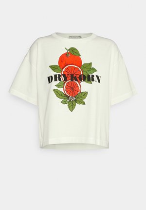 LUNIE - T-shirt imprimé - offwhite