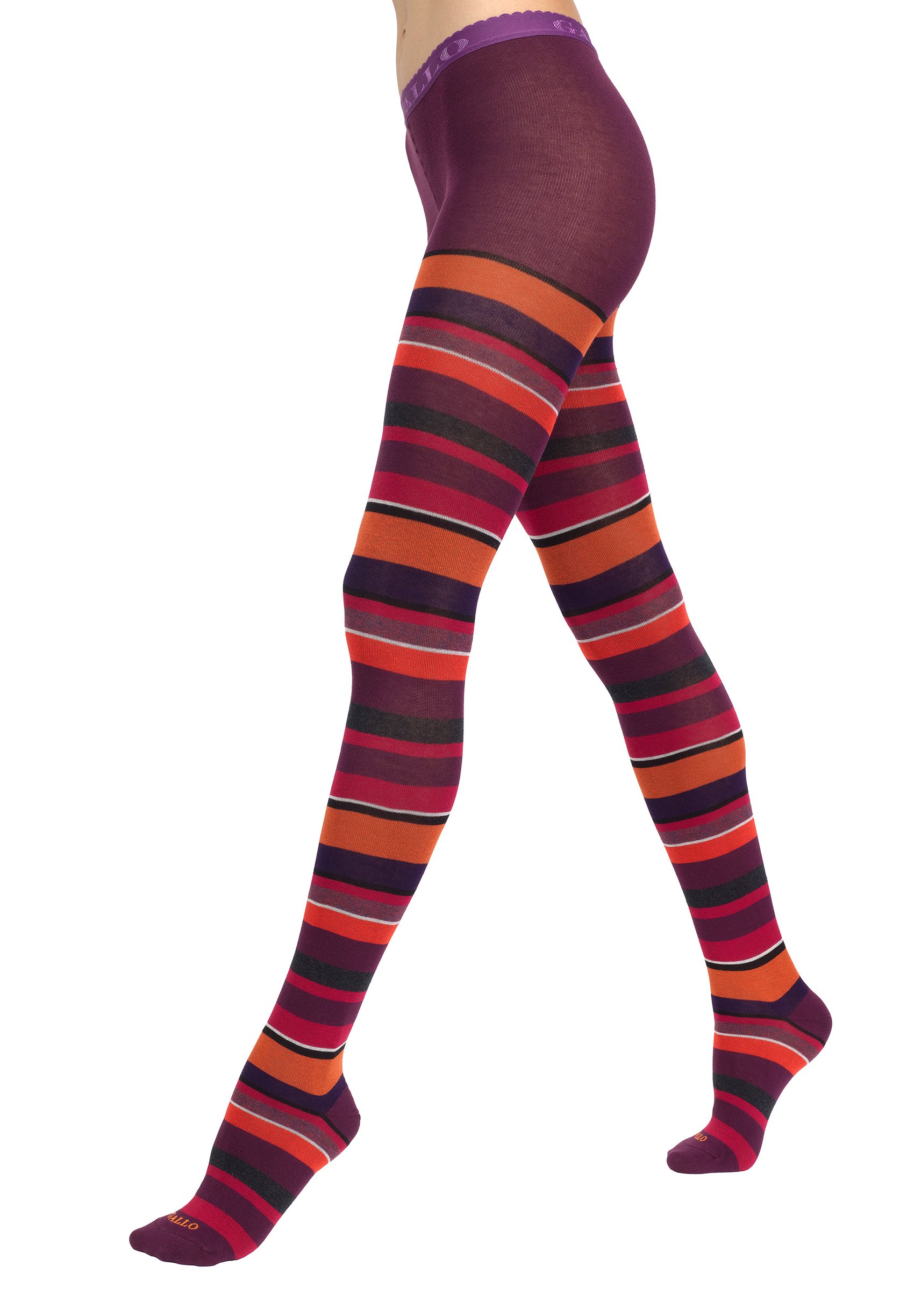 Gallo Collant bietola panna/bordeaux