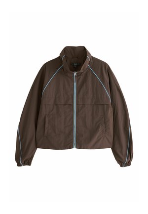 Next, REGULAR FIT - SHOWER RESISTANT RAIN JACKET . - Outdoorjas - chocolate brown