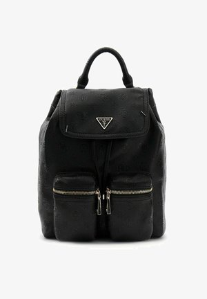 Guess, MANHATTAN II FLAP - Sac à dos - black logo