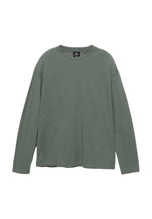 STRIPED - T-shirt à manches longues - grey