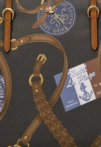 Lauren Ralph Lauren NYLON MEDIUM KEATON TOTE BAG - Bevásárlótáska - brown/tan