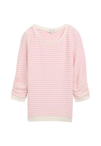 STRIPED JACQUARD  - Maglione - rose white stripe