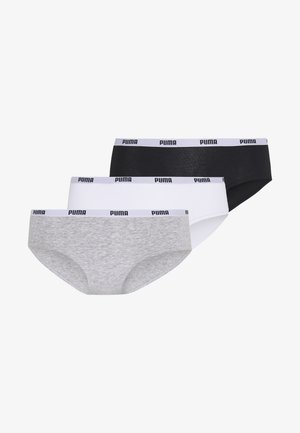 HIPSTER 3 PACK - Braguitas - white/grey/black