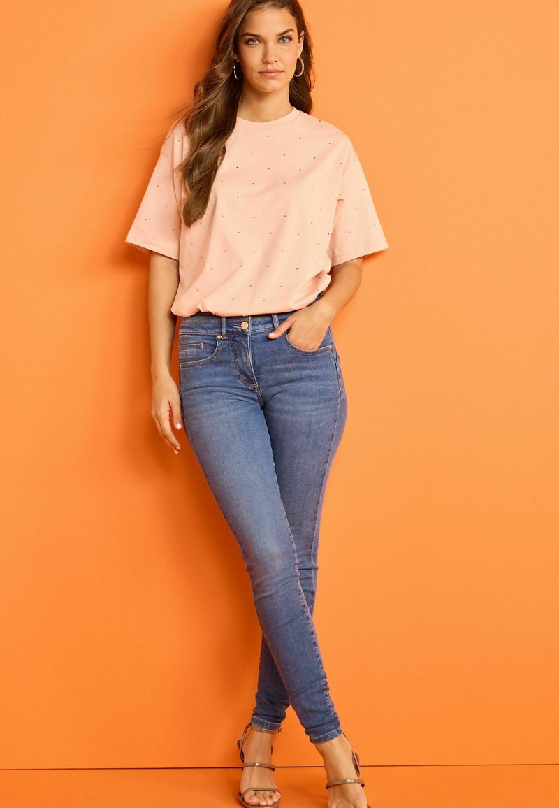 Next SCATTER SPARKLE STANDARD Tshirt print blush pink/donkerroze