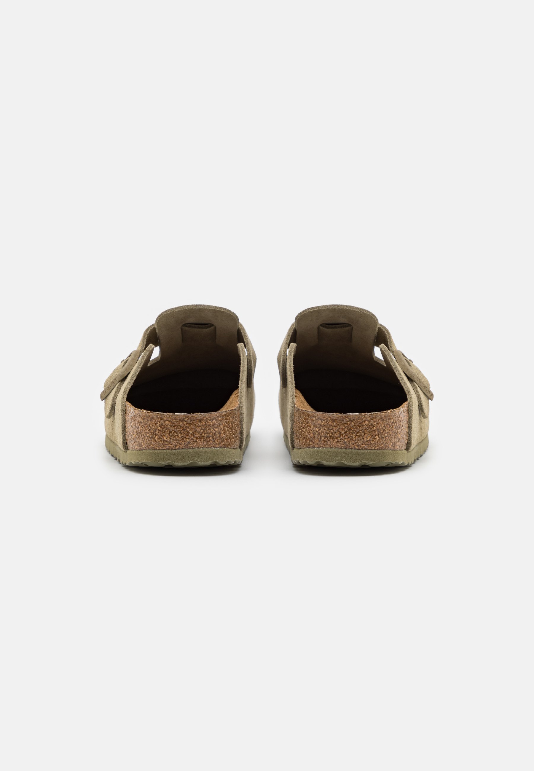 Birkenstock BOSTON LEVE FADED KHAKIS - NARROW - Sandalias planas