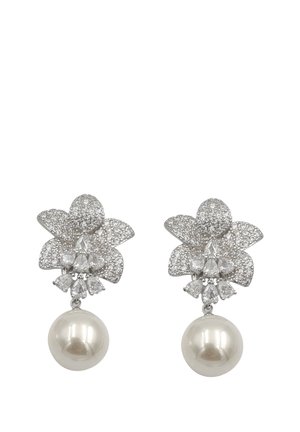 Ohrringe - weiss silver-coloured