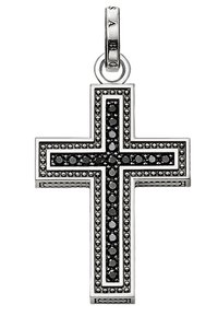 THOMAS SABO Anhänger - silberfarben, schwarz