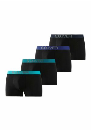 4PACK - Trunks - schwarz türkis / schwarz hellblau  /schwarz marine / schwarz royalblau