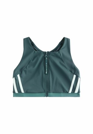 ACTIVE CROP - Bikinitop - teal/green
