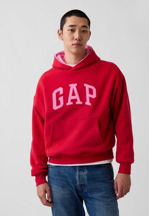 GAP, HOODIE DAY UNISEX - Суитшърт с качулка - modern red