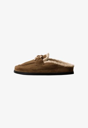 JOIA PARIS, MULES À ENFILER JOIA - Chaussons - khaki- vert