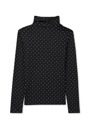 Terranova DOLCEVITA A POIS - Maglietta a manica lunga - nero