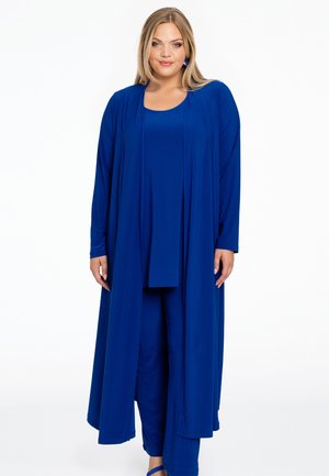 MIT DRAPIERTER FRONT - Gilet - indigo