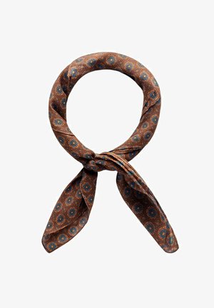 John Henric MOTIF BANDANA - Tørklæde / Halstørklæder - brown