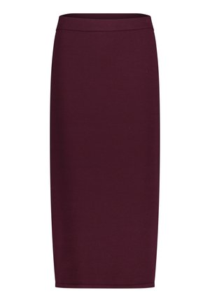 Bleistiftrock - dark aubergine