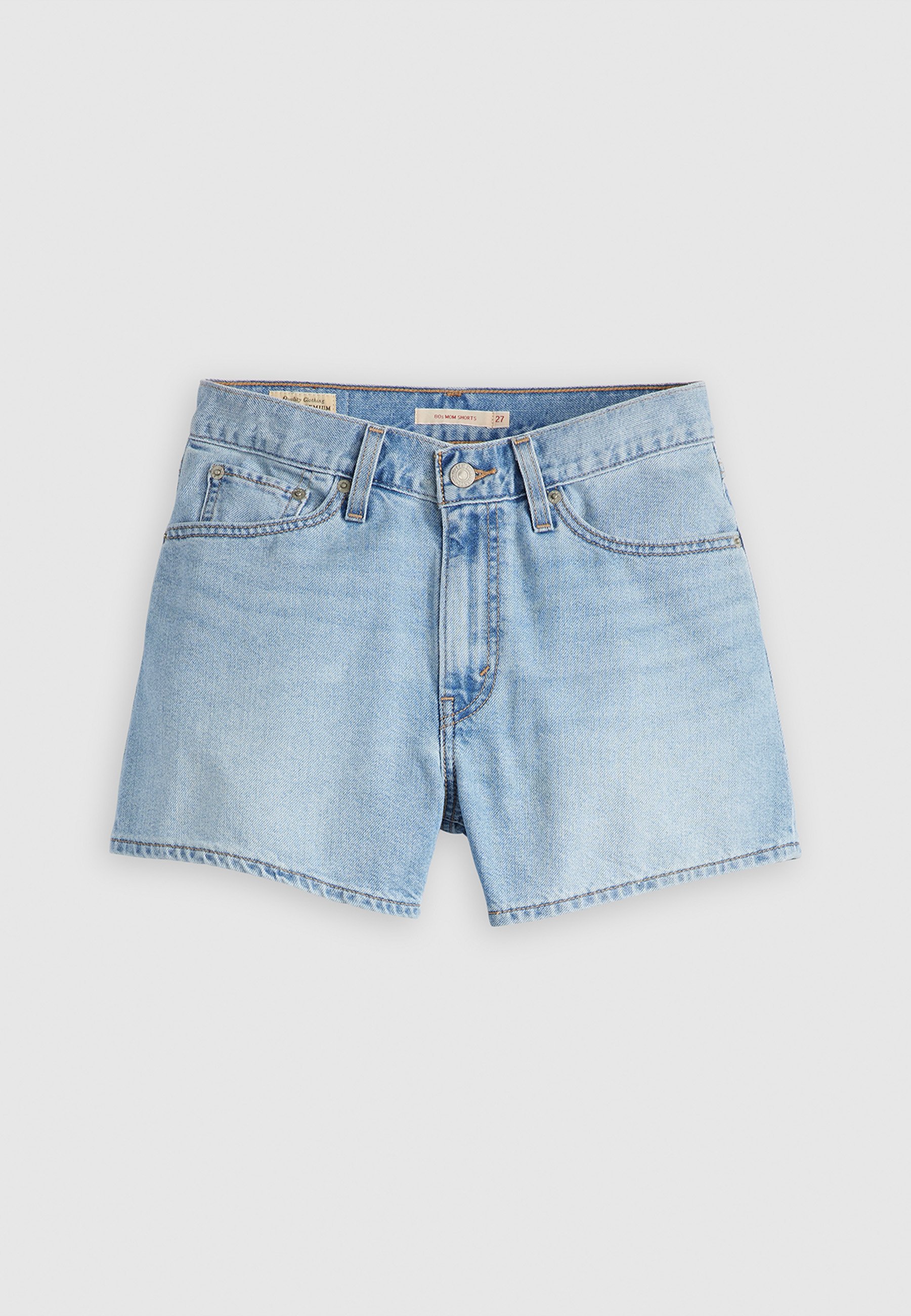 Levi's® 80S MOM SHORT - Shorts vaqueros - cool wise owl/denim azul