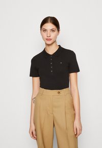 Tommy Hilfiger 1985 SLIM - Polo - black